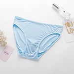 Load image into Gallery viewer, 100% Mulberry Silk Panties For Women Underwear Summer Ultra-thin Women&#39;s Mid-waist Large Size Triangle Shorts Sexy Briefs Zm3280  Amaijoin
