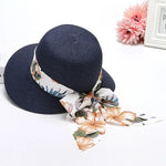 Load image into Gallery viewer, Beach hat for women summer Bohemian sun protection straw hat bowkont visor sun hat sombrero Big eaves straw woven fisherman hat  Amaijoin
