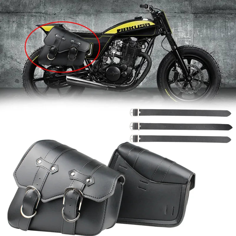 Motorcycle Saddlebag Side Tool Luggage Package Saddle For  Harley Honda Suzuki Kawasaki Yamaha Accessories Rear Seat Travel Bag  Amaijoin